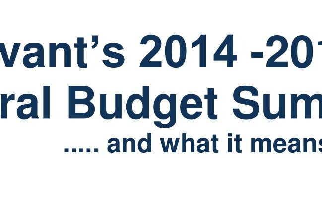 2015 Federal Budget 2015 Federal Budget